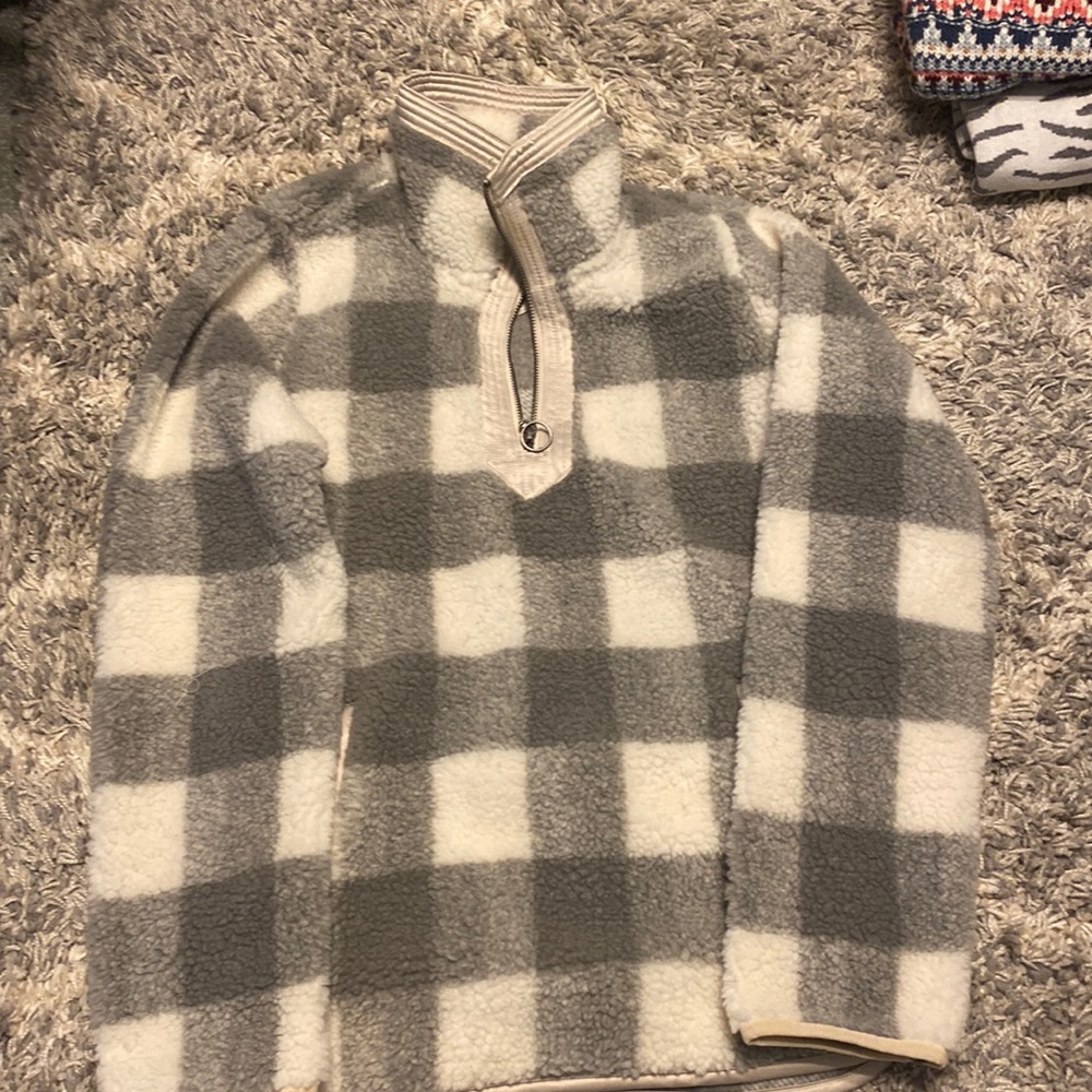 ABERCROMBIE fleece quarter zip XS. NWOT